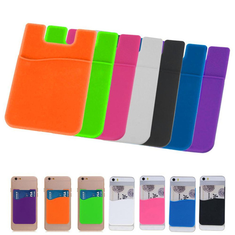 Silicone Phone wallet card holder 