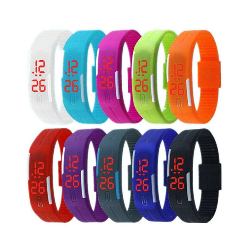 Silicone LED Sports Watch