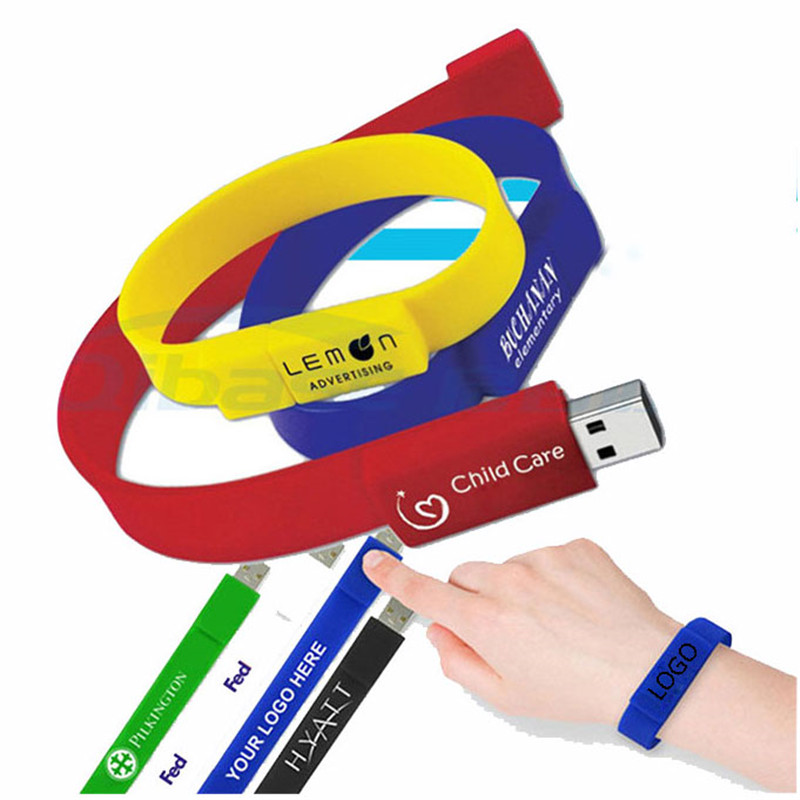 Silicone Bracelet USB Flash Drive 