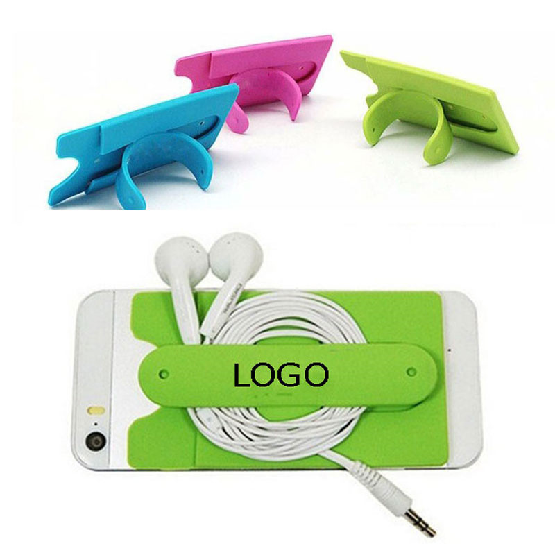 Touch Silicone Card Holder Phone Stand