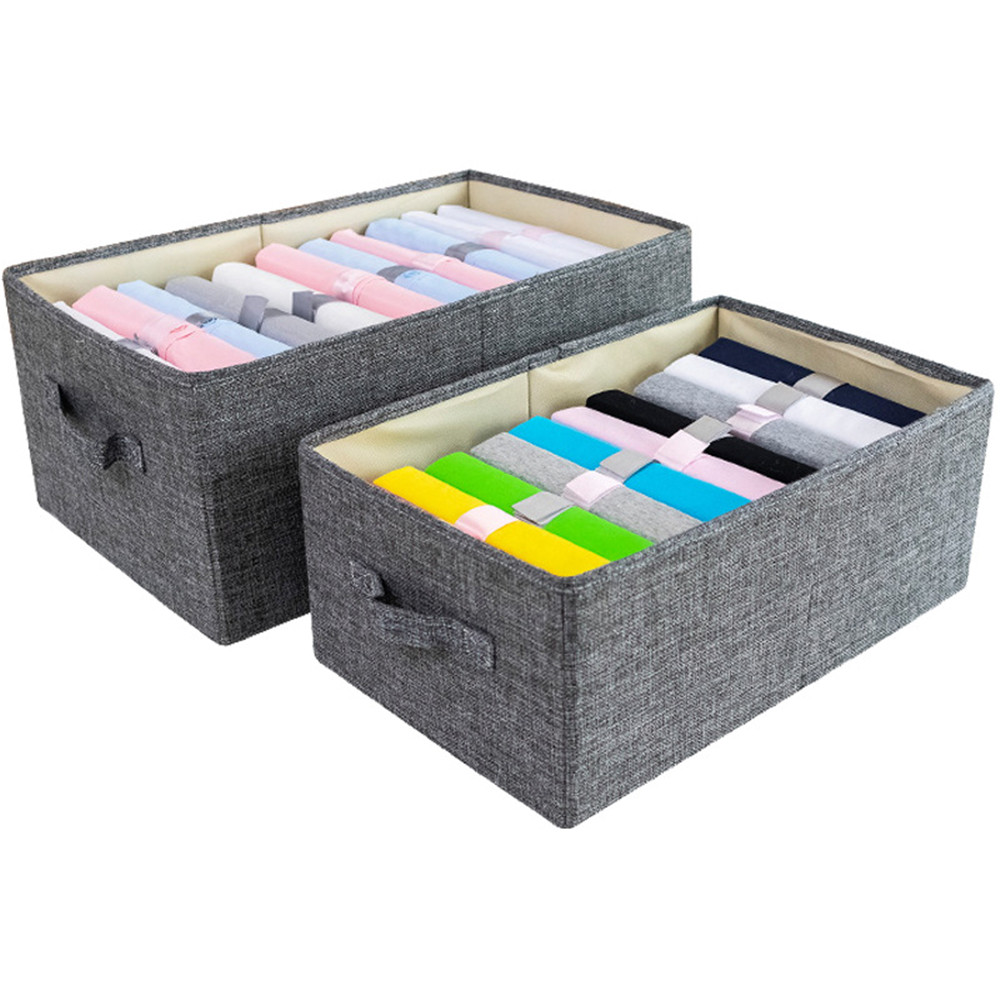 Linen Clothing/Books/Toys Storage Box w/without Lid