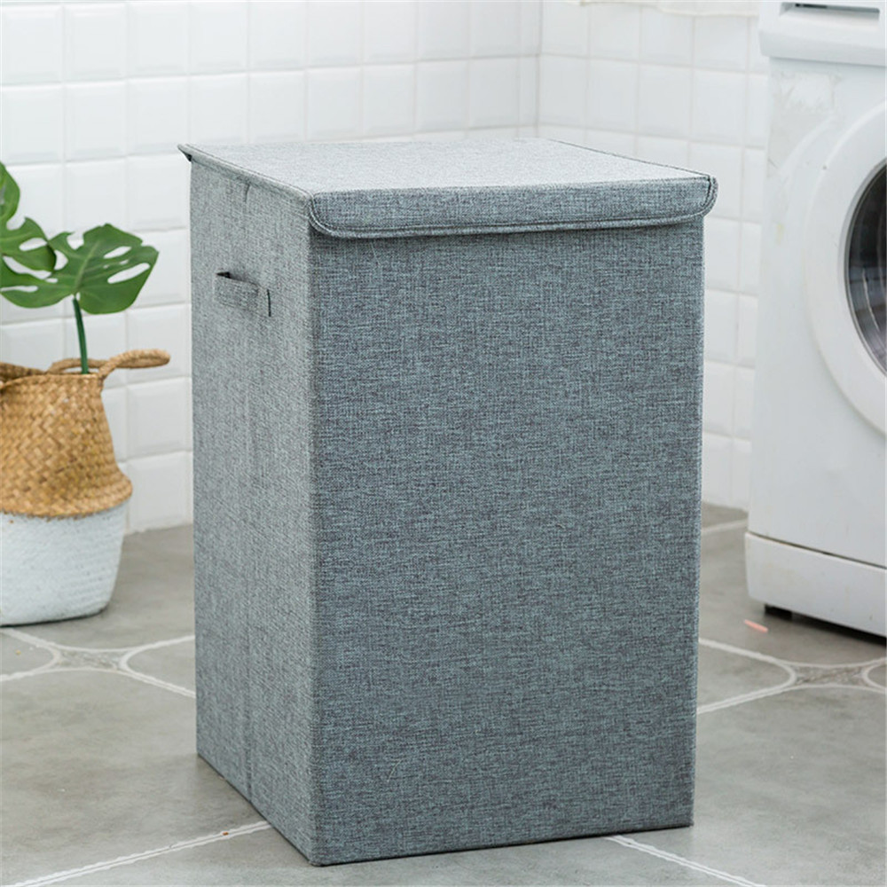 Cotton Linen Storage Box/Laundry Hamper Basket