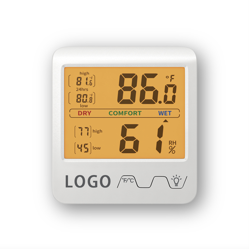 Digital Humidity Thermometer With LCD Backlight Screen