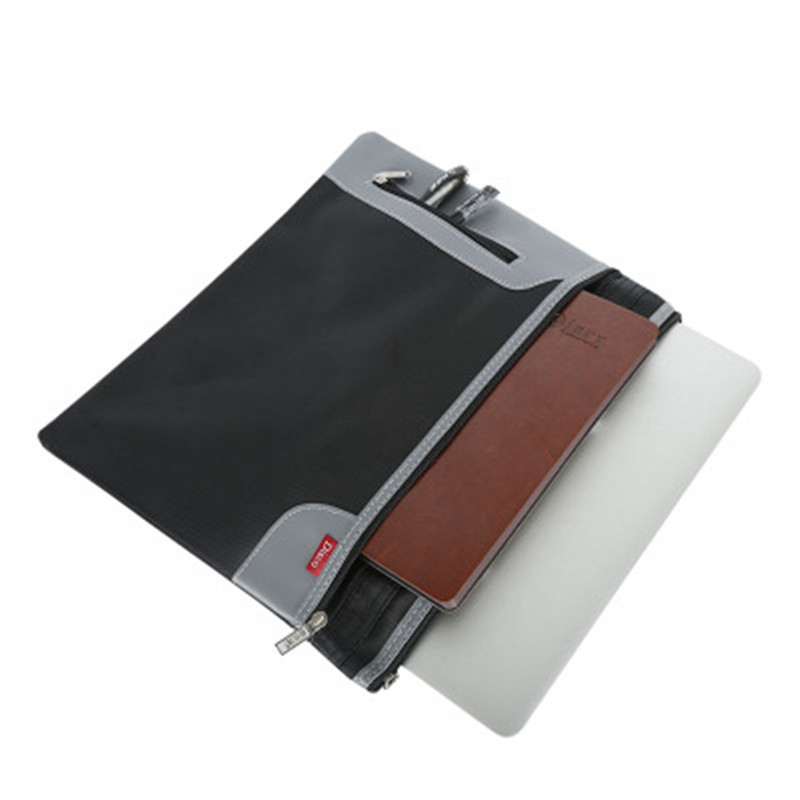 Canvas hand zipper office bag