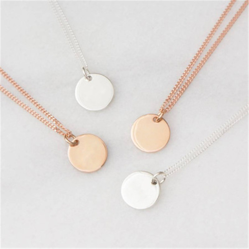 Round Stainless Steel Necklace