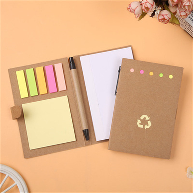 Meeting Mate Notebook With Sticky Flags