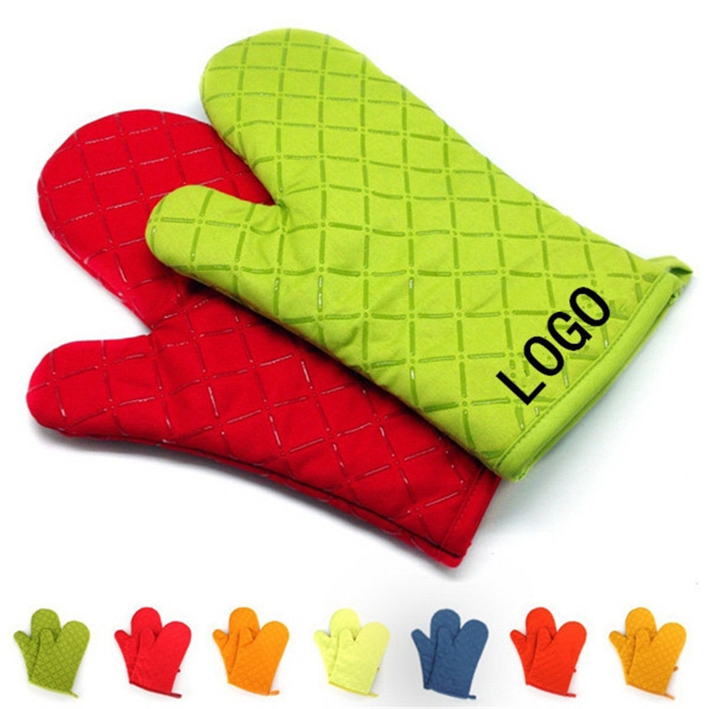 Cotton Microwave Oven Heat Insulation Gloves
