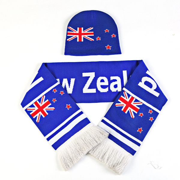 Knitted Winter Stadium Scarf and Hat sets