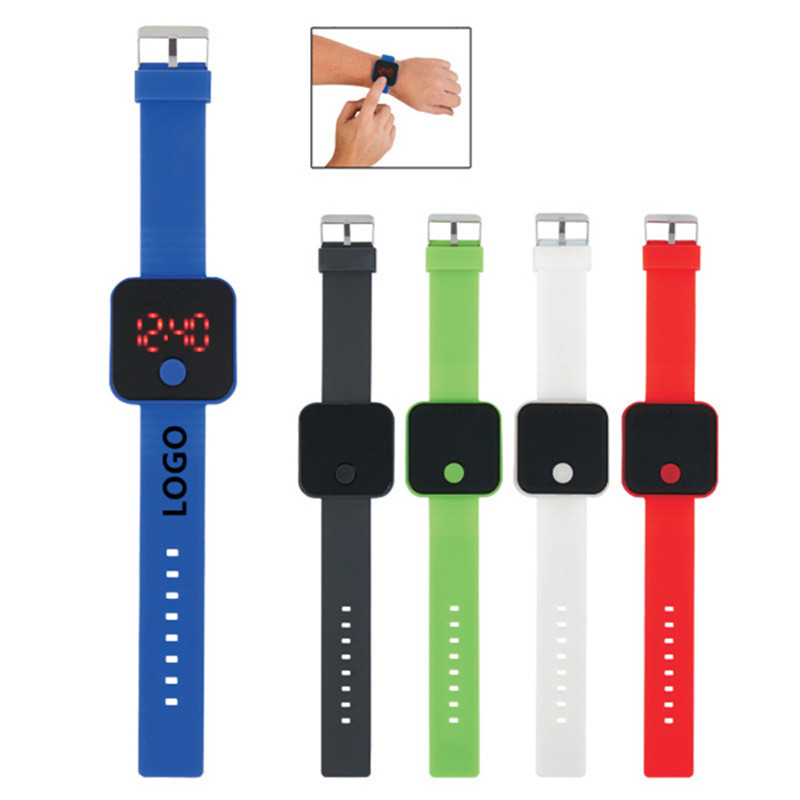 Square Unisex Digital LED Watch