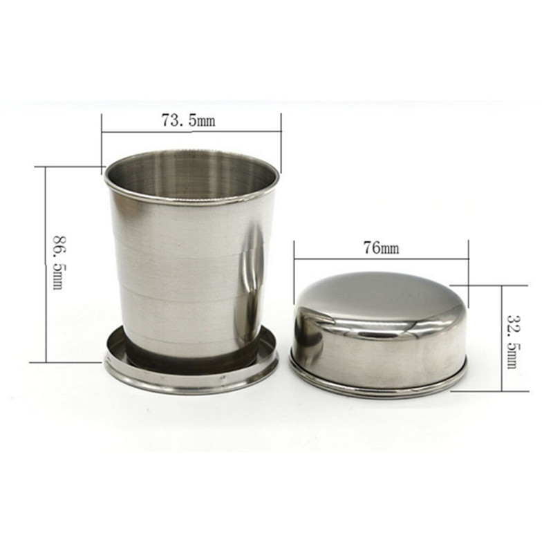 Stainless Steel Collapsible Cup 8OZ