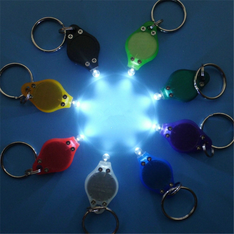  Plastic LED Keychain