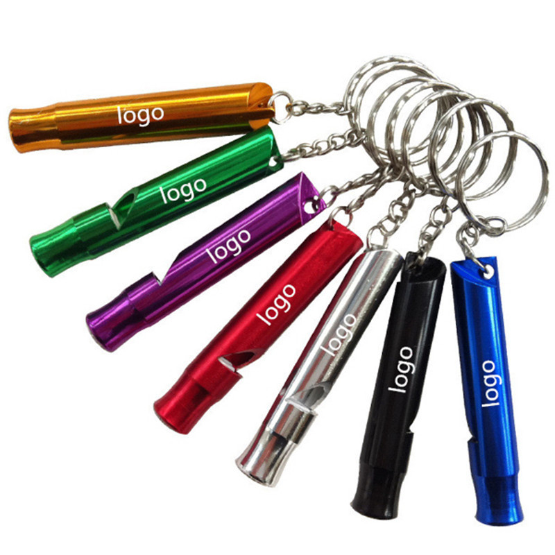 Metal Whistle With Key Ring