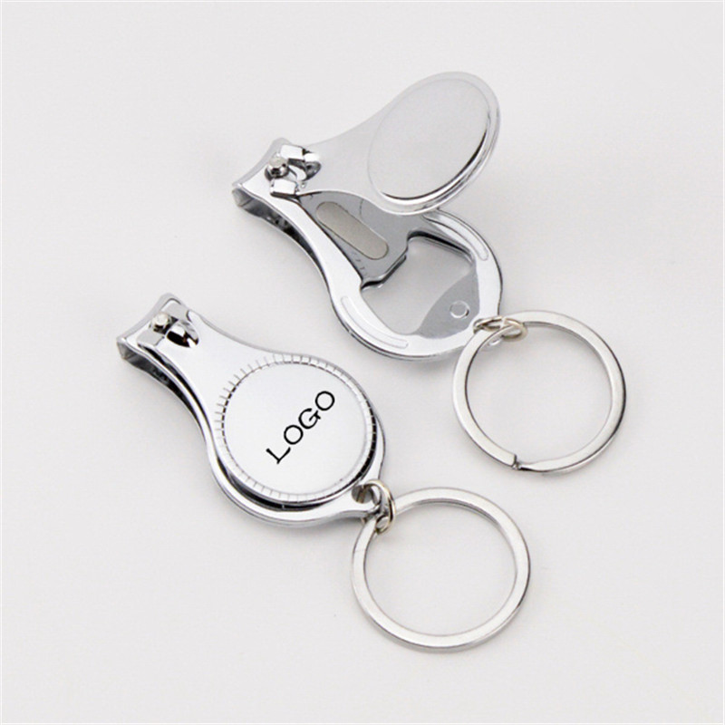 Metal Nail Clipper With Bottle Opener