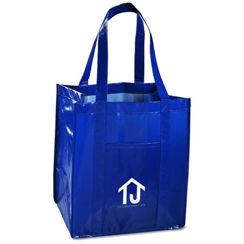  Shiny Laminated Non-Woven Shoppeing Tote Bag