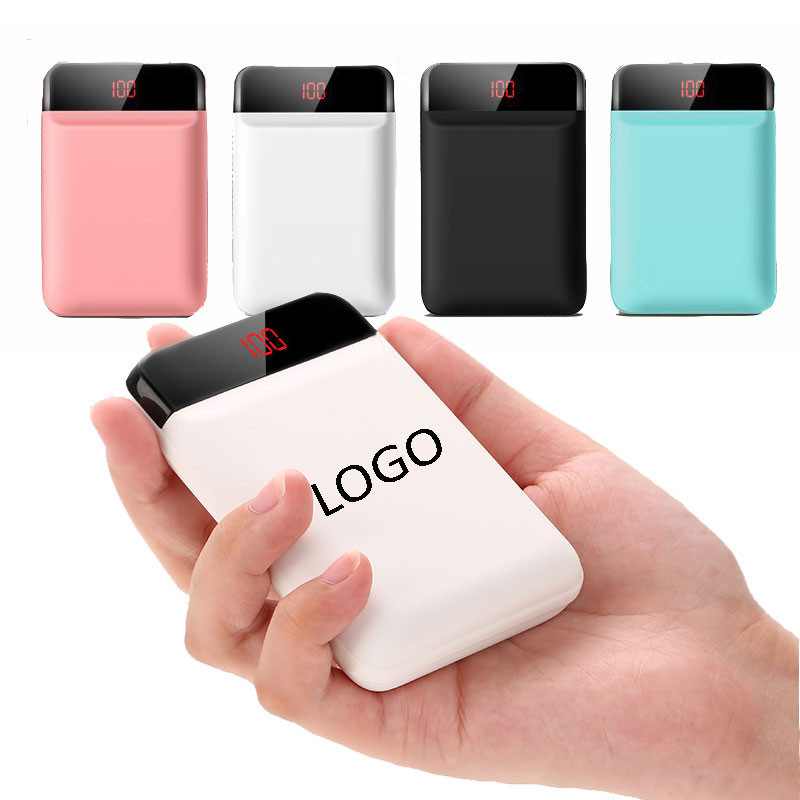 Fast Charge 6000mah Power Bank With Digital Display