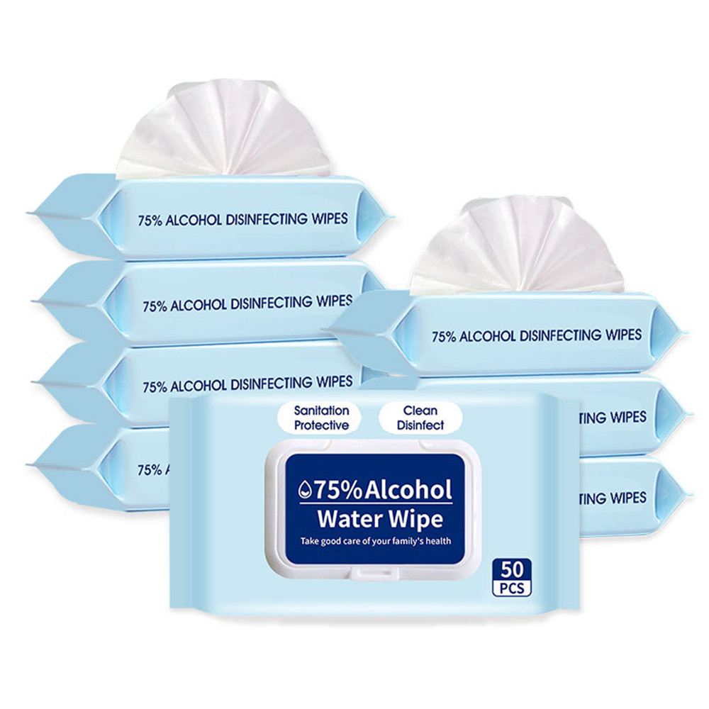 50 Counts Alcohol Wet Wipes