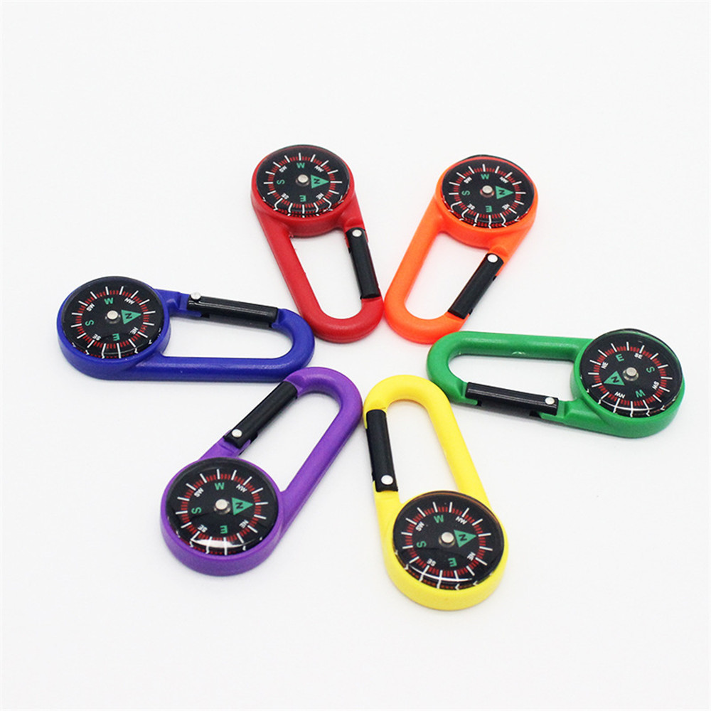 Carabiner Compasses in Assorted Colors