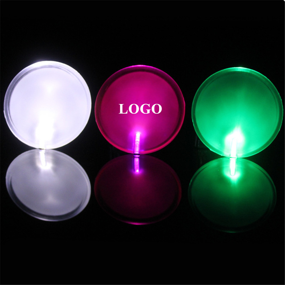 Frosted Blinking Circle Clips