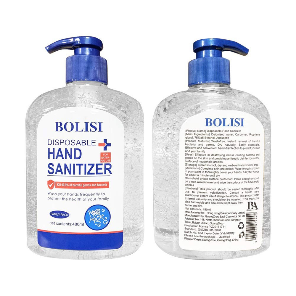 100ml Unscented Hand Sanitizer Gel 75% Ethyl Alcohol 