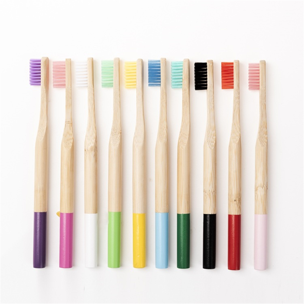 Biodegradable Round Bamboo Toothbrush