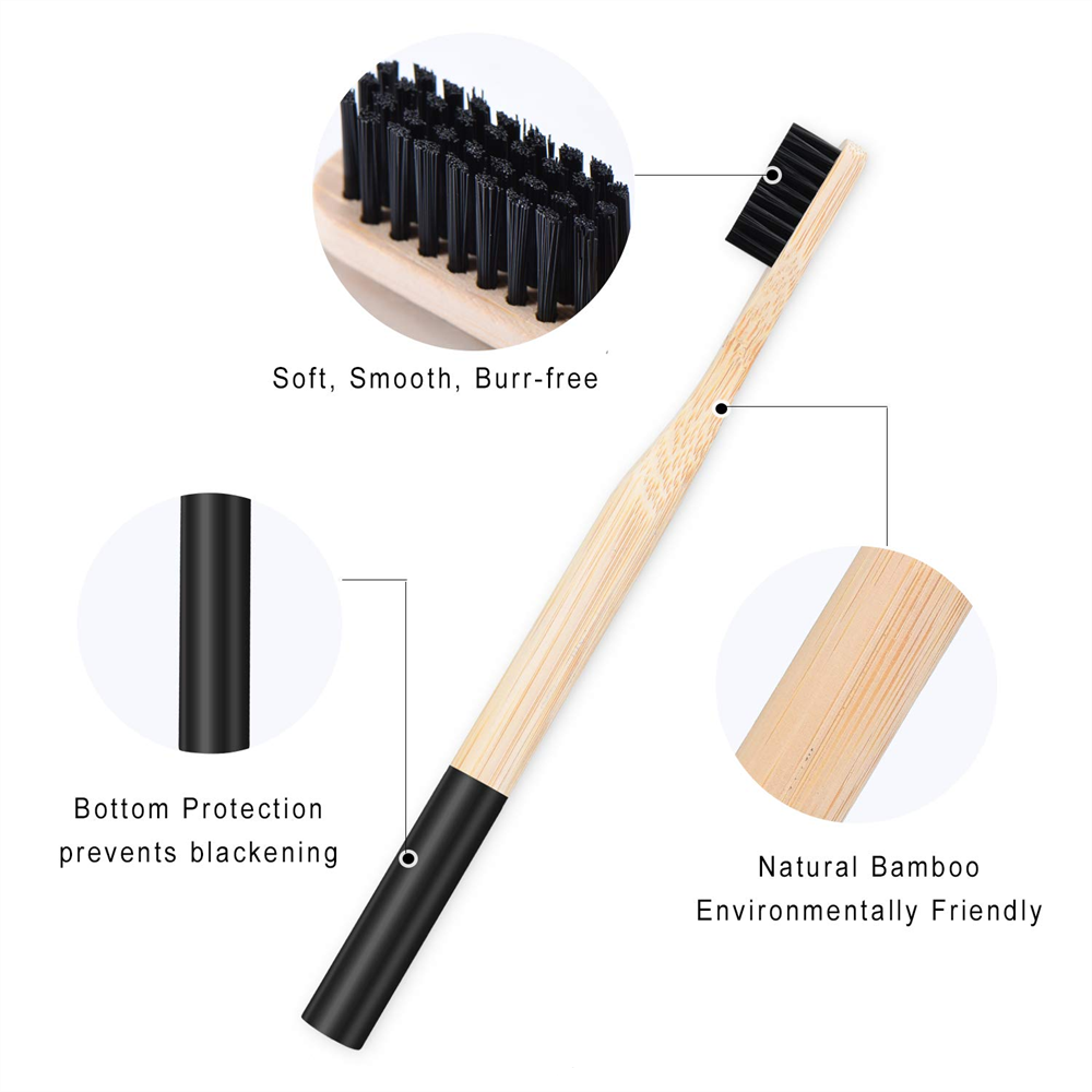 Biodegradable Round Bamboo Toothbrush