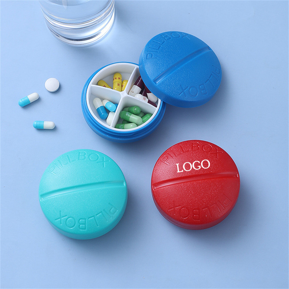 Capsule Shape Pill Storage Box
