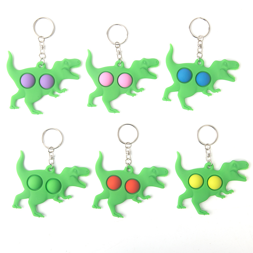 Silicone Stress Relief Hand Toys Keychain