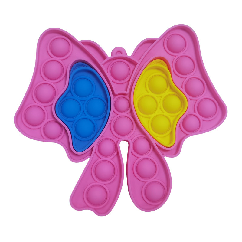 Bowknot-Shaped Push Pop Bubble Toy