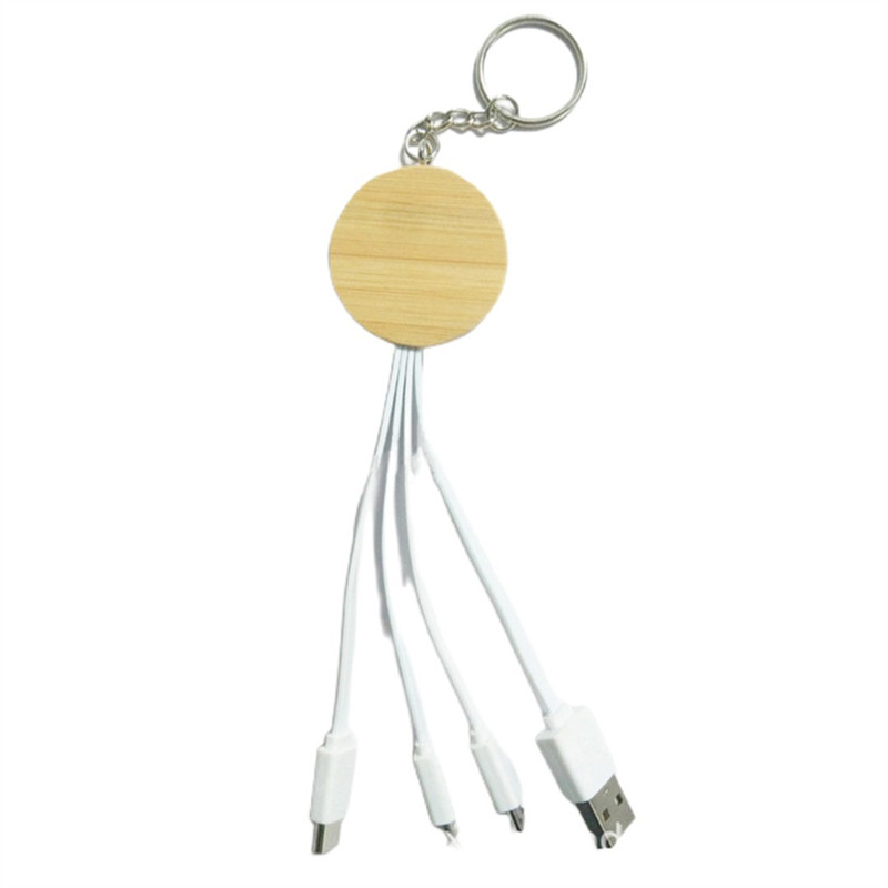 Circle Bamboo 3 in 1  Charging Cable