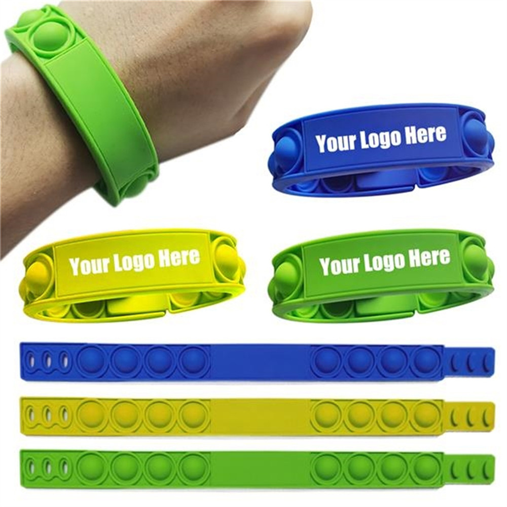 Silicone Pop Bubble Fidget Bracelet Wristband