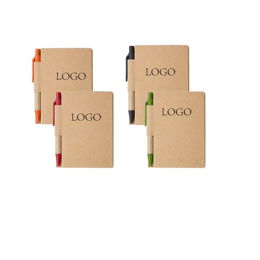 Eco-Friendly Kraft Notebook with Pen