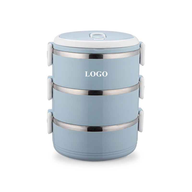Round Stainless Steel Lunch Box