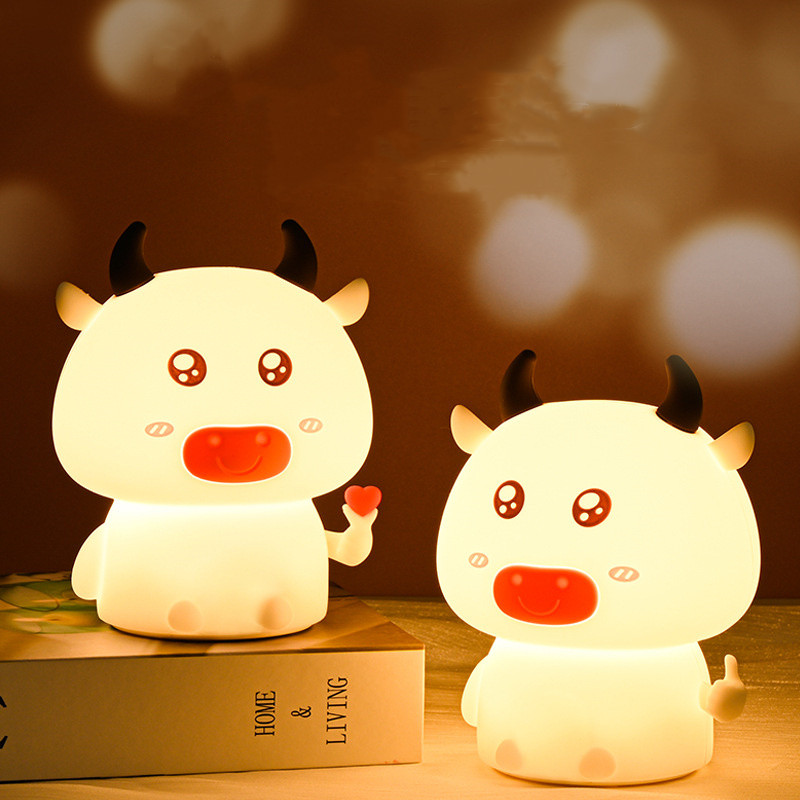 cute cow led  night light
