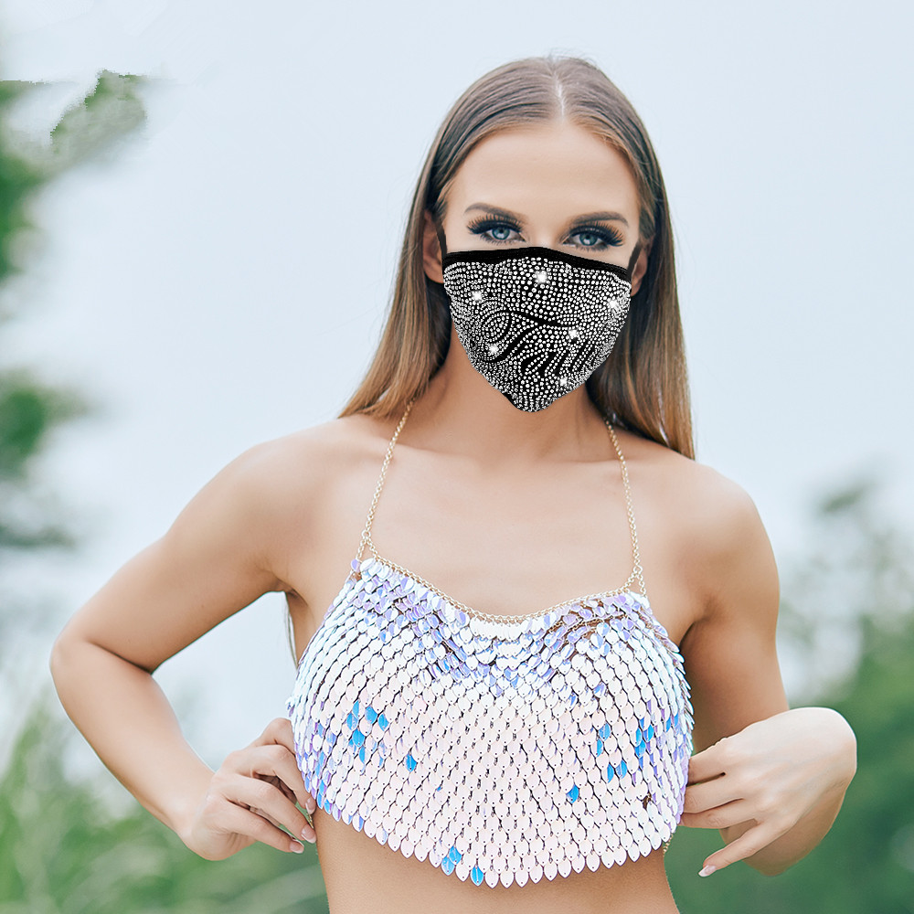 New Rhinestone Mask